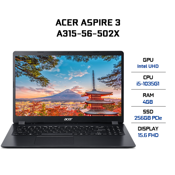 Laptop Ace Aspire 3 A315 56 502X