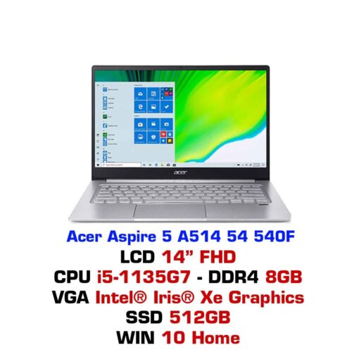 Laptop Acer Aspire 5 A514 54 540F