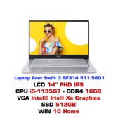 Laptop Acer Swift 3 SF314 511 56G1