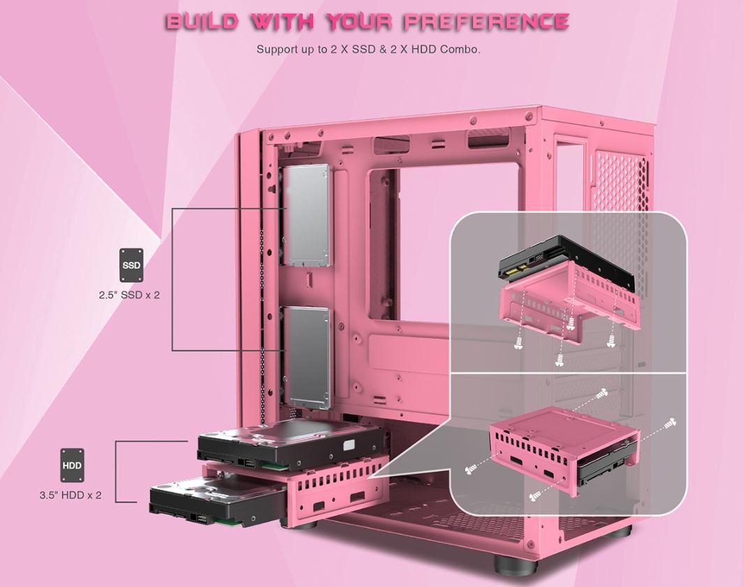 XIGMATEK OMG QUEEN (EN45631) - GAMING M-ATX